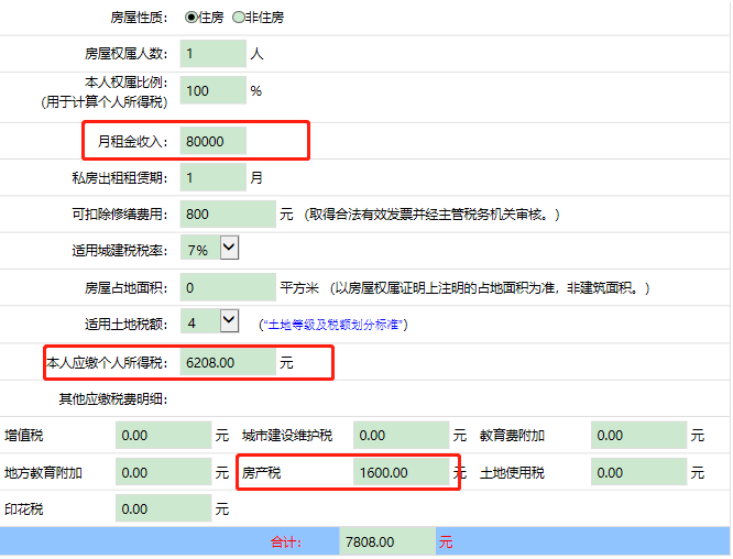 个人出租房屋的税费有哪些？怎么算？