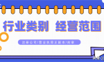 注册公司行业类别怎么选？
