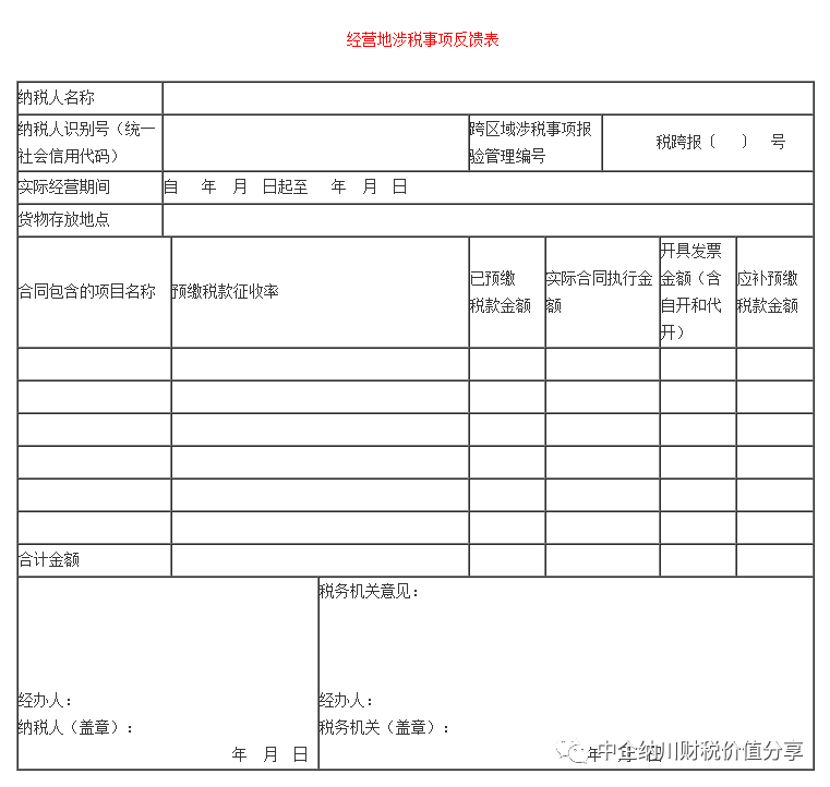 什么是外经证？外出经营如何纳税？