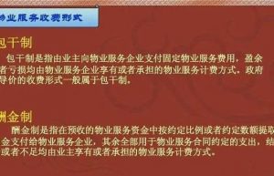 什么是包干制和酬金制？各有哪些优缺点？