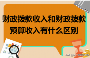 财政拨款收入和财政拨款预算收入有什么区别