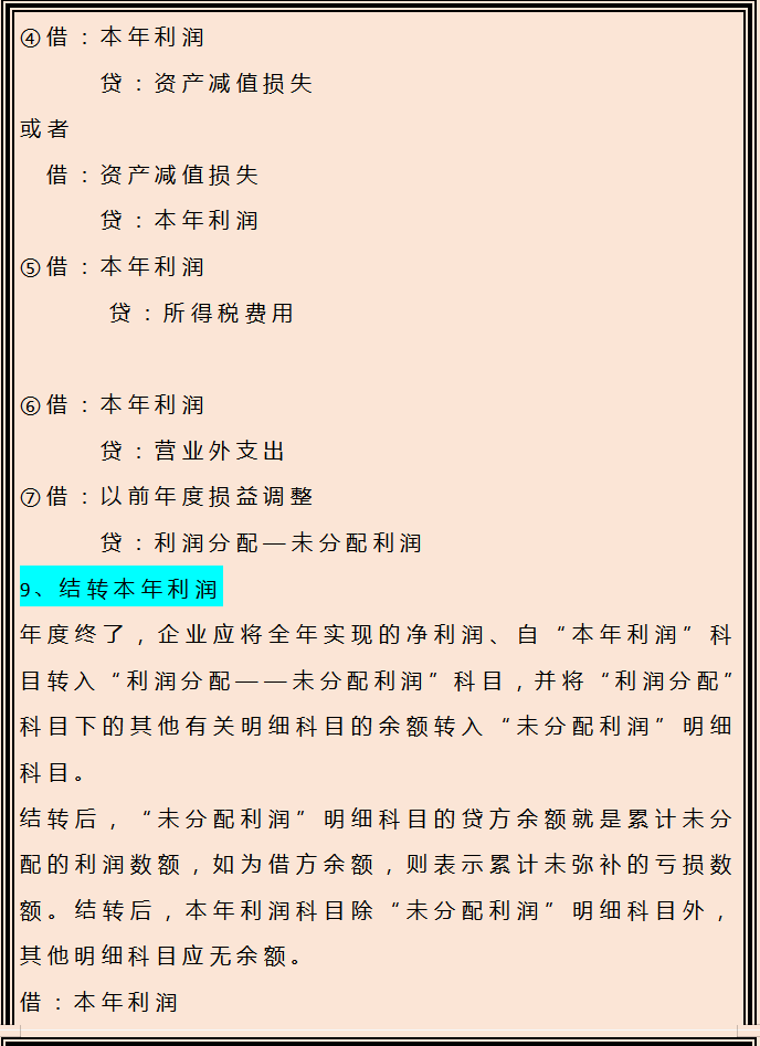 本年利润结转怎么做账?年终结转的会计分录汇总,财务人收好