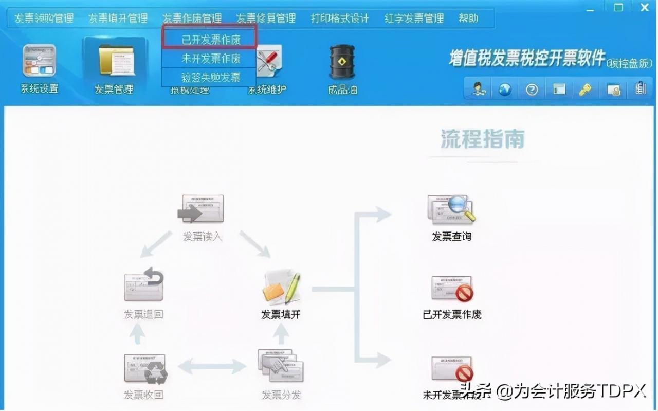 发票作废步骤，全了